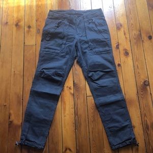 Dark grey utility pants